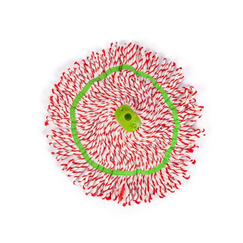 Głowica mopa z przędzy skręcanej z mikrofibry